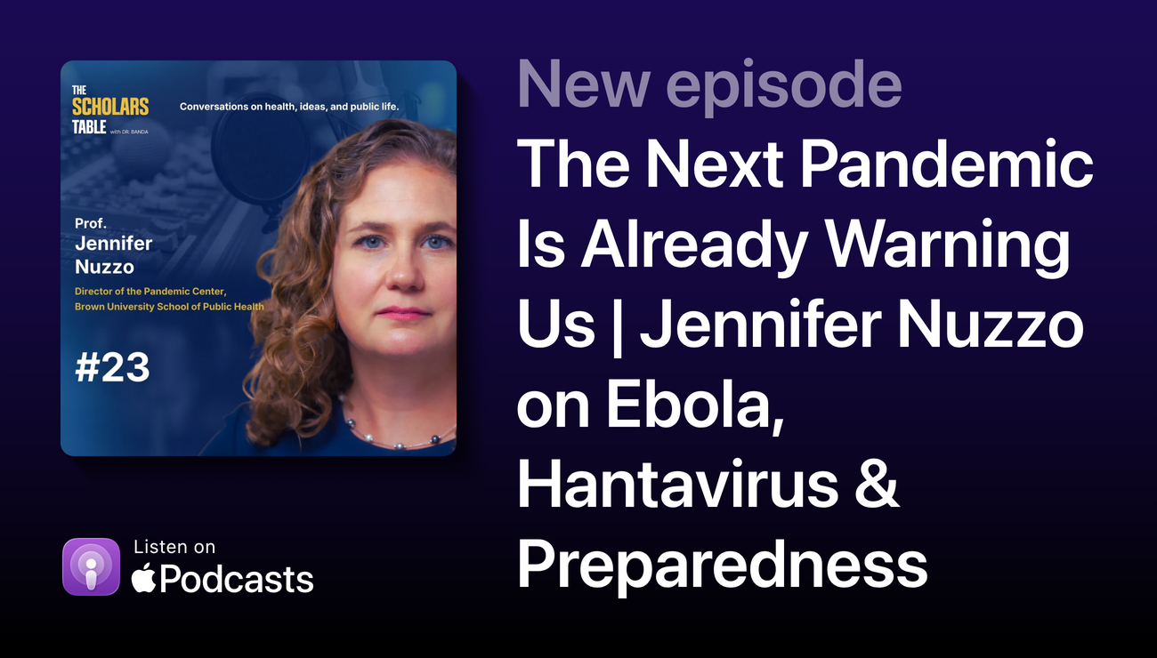 Podcast artwork for Prof Jennifer Nuzzo