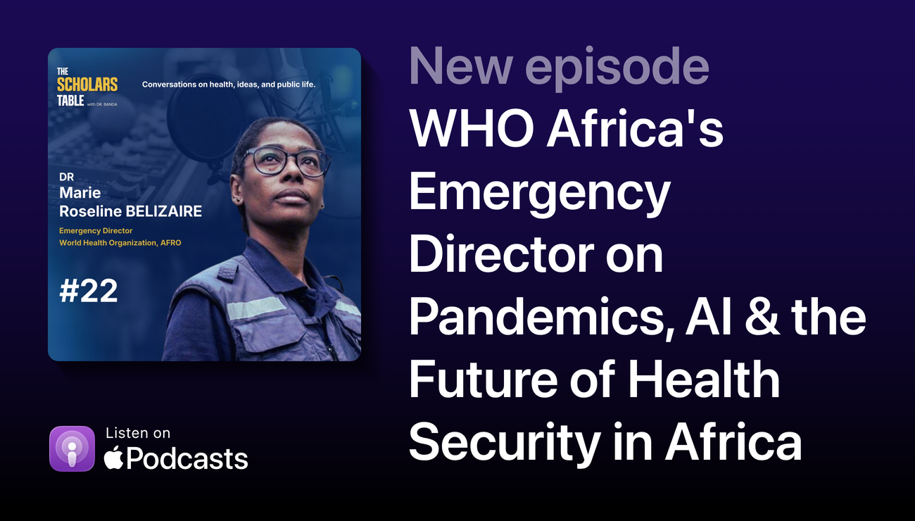Podcast artwork for WHO Africa emergency director
